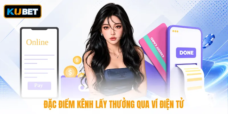 Đặc điểm kênh lấy thưởng qua ví điện tử